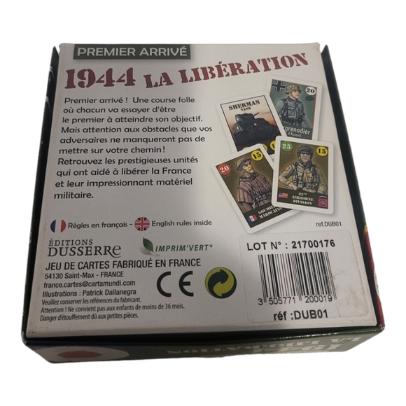 1944 La Liberation Card Game - Picture 2 of 3